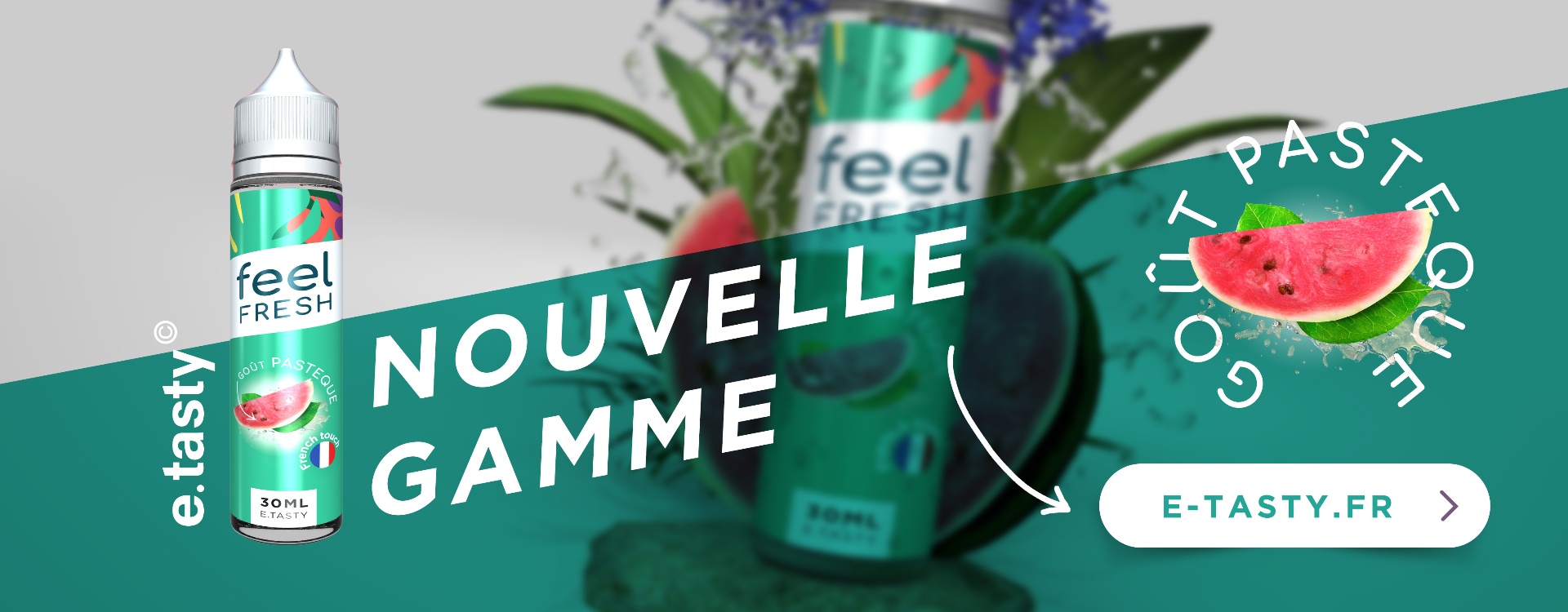 Bannière Feel Fresh — Pastèque