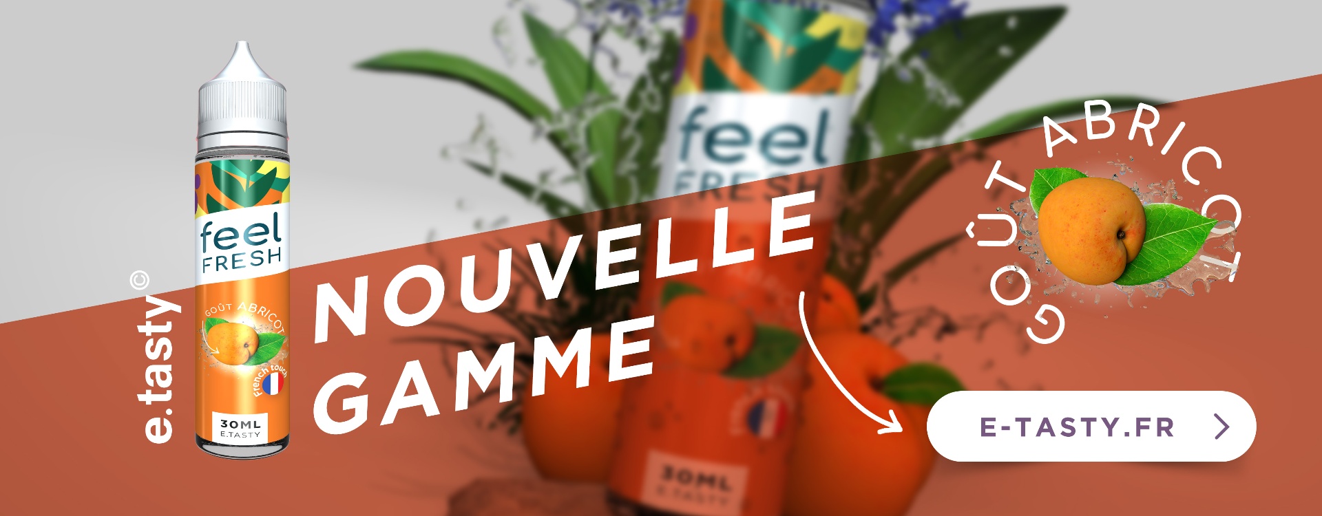 Bannière Feel Fresh — Abricot